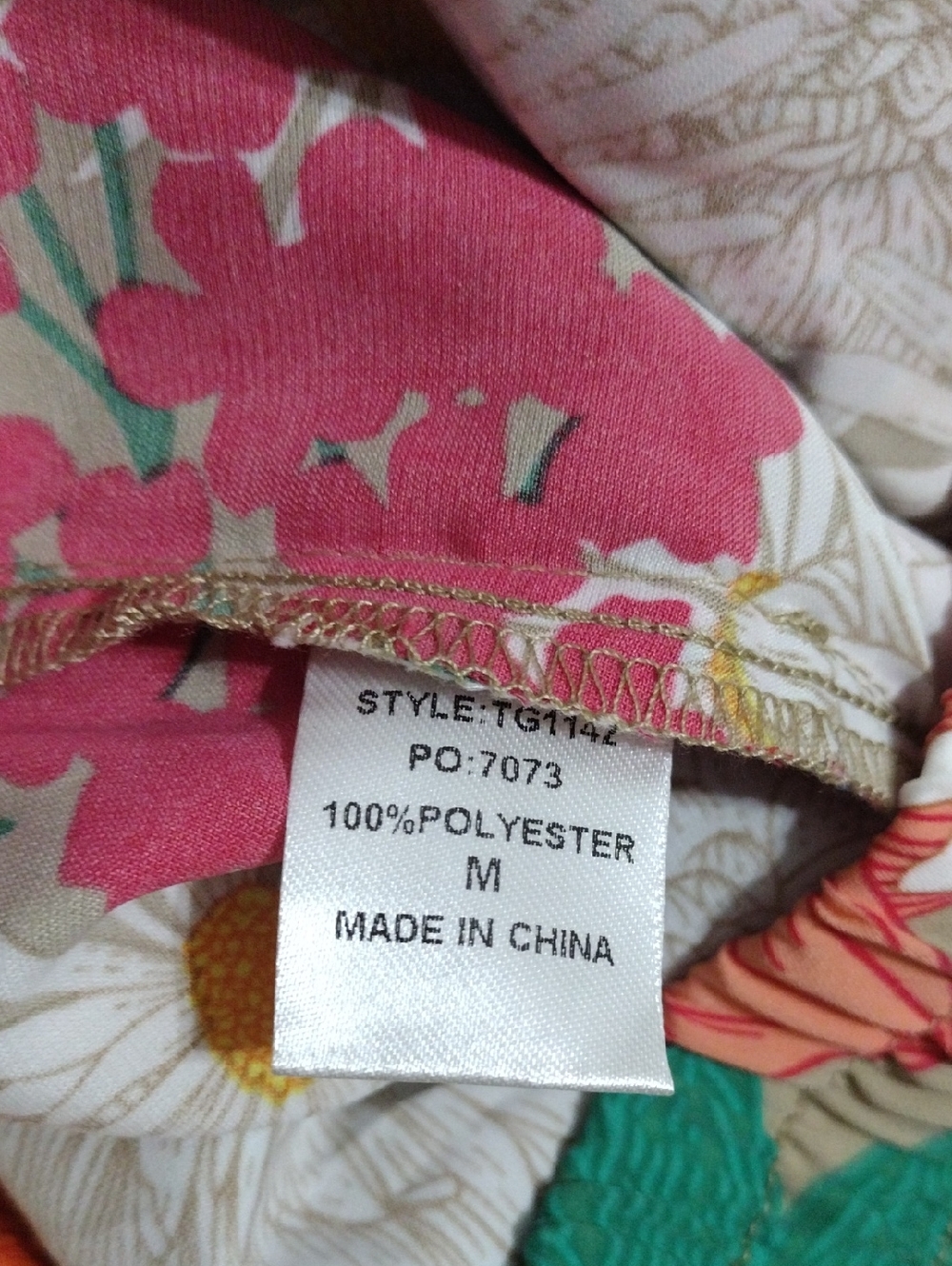Wide Leg Floral Print Pants in Multicolor - Picture 14 of 15